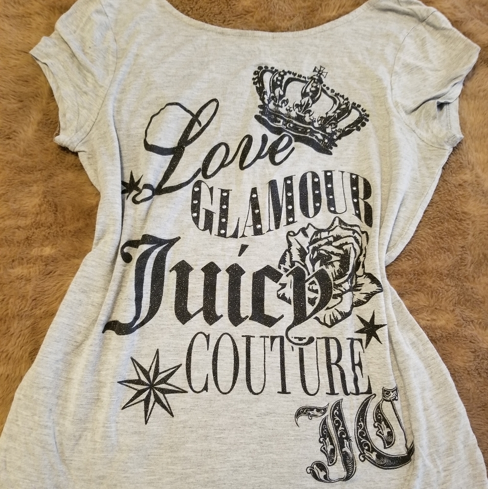 Scallop neck juicy couture top